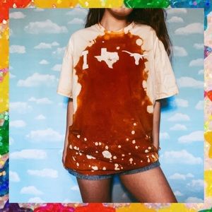 Unisex Bleached University of Texas Longhorns Tee